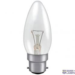 Incandescent Bulb 40W Clear Candle B22