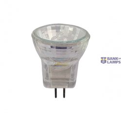 Halogen reflector lamp MR8 GU4 23x35 12V 35W 300Lm 2Khrs Clear Cover 26°