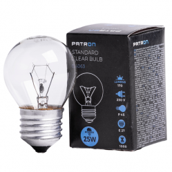 Incandescent Bulb E27 25W P45 230V CL