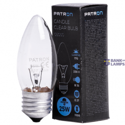 Incandescent Bulb E27 25W B35 230V CL