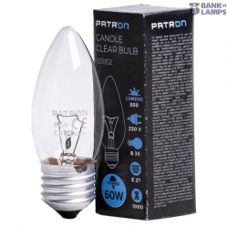 Incandescent Bulb E27 60W B35 230V CL