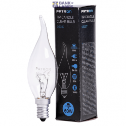 Incandescent Bulb E14 60W BA35 230V CL