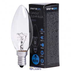 Incandescent Bulb E14 60W B35 230V CL