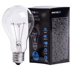 Incandescent Bulb E27 150W A70 230V CL