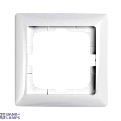 Cover Frame 1V Basic 55 White
