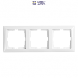 Cover Frame 3V Basic 55 White