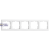 Cover Frame 5V Basic 55 White