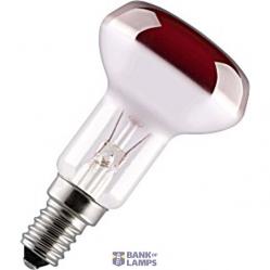 E14 R50 230V 40W Reflector Red