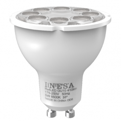 LED SPOT GU10 5W 410lm 3000K 38°