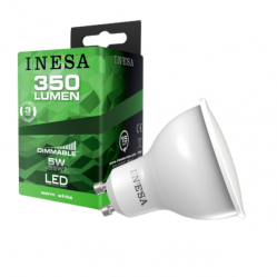 LED Spotlight 5W, 350 lm, 3000K, 105°, GU10, Dim
