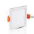 DL202 Downlight Square 15W 1200lm 6000K 120° G3