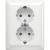 202 EUJR-914 CoverPlates (partly incl. Insert) Busch-balance® SI Alpine white