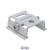 UNIPRO QCB W Quick ceiling bracket, white