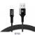 Lightning cable with backlight connector Jet Metal 1 m black