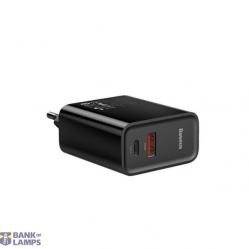 Wall Charger CCFS-C01, USB + USB-C, QC3.0