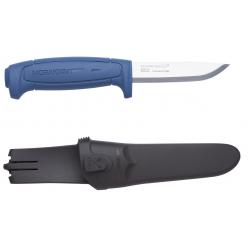 Knife Morakniv Basic 546 stainless steel 91mm blue plastic handle