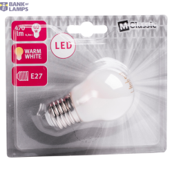 LED Bulb Filament E27 4.3W P45 2700K 470lm FR