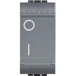 LL - 1 way switch 2P 16A 1m anthracite