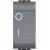 LL - 1 way switch 2P 16A 1m anthracite