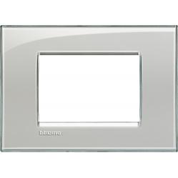 Cover Plate 3 Modules, Grey, 120×86×9.2mm, IK00
