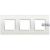 LL - COVER PLATE 2X3P 71MM WHITE