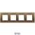 LL - cover plate 2x4P 71mm shiny bronze