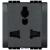 Socket outlet Livinglight 2P+E US type 1M anthracite