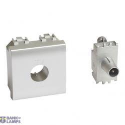 Bticino Living Light Socket TV STAR 2 Modules - Kit with 3 Color Boards