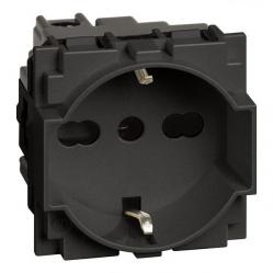 L.NOW - UNEL socket + 10/16A black