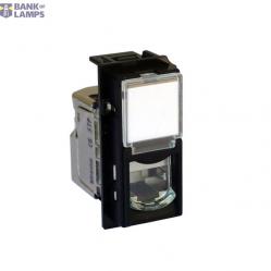 RJ45 socket Living Now category 6 STP grey