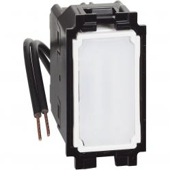 Light Switch Living Now illuminated 10AX blue