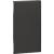 Cover plate LivingNow blank 2-module black
