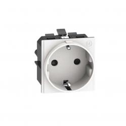 L.NOW - German socket aut.term. 2P+T white
