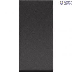 Push Button Classia 1P NO 10A 1 Module Black