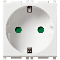 2P+E 16A German SICURY outlet white