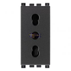 2P+E 16A P17/11 outlet grey