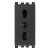 2P+E 16A P17/11 outlet grey
