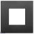 Classic plate 2M technopolymer black