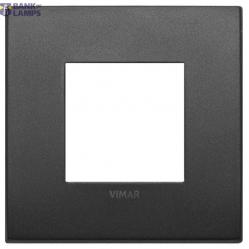 Classic plate 2M metal matt graphite
