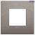 Classic plate 2M metal matt titanium