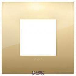 Classic plate 2M metal gold