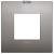 Classic plate 2M metal black nickel