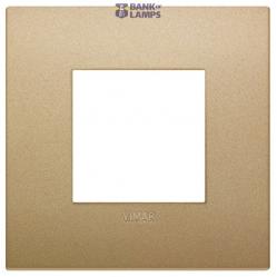 Classic plate 2M technopolymer matt gold