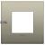 Classic plate 2M metal matt champagne