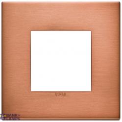 Plate 2M metal brushed copper