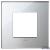 Plate 2M mirror glass ice silver