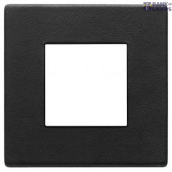 Plate 2M leather Black Forest