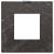 Plate 2M marbl.stoneware black Marquina