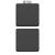 2 buttons Flat w/o symbol grey