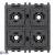 Flat/Tondo 1P NO 24V 4-button device 2M